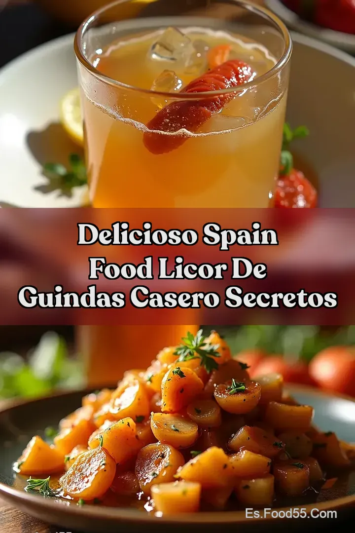 Delicioso Spain Food Licor de Guindas Casero Secretos