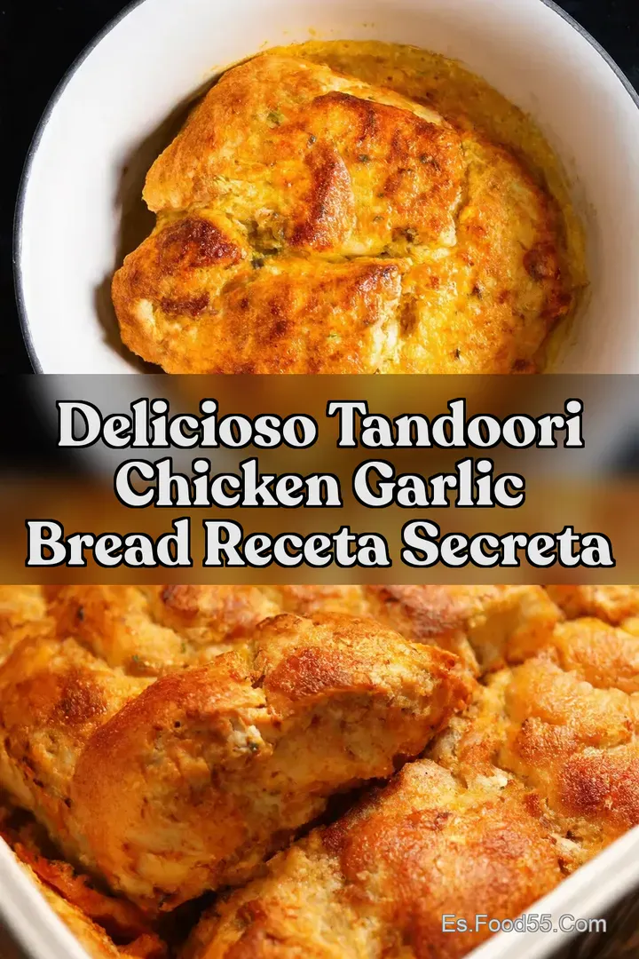Delicioso Tandoori Chicken Garlic Bread Receta Secreta