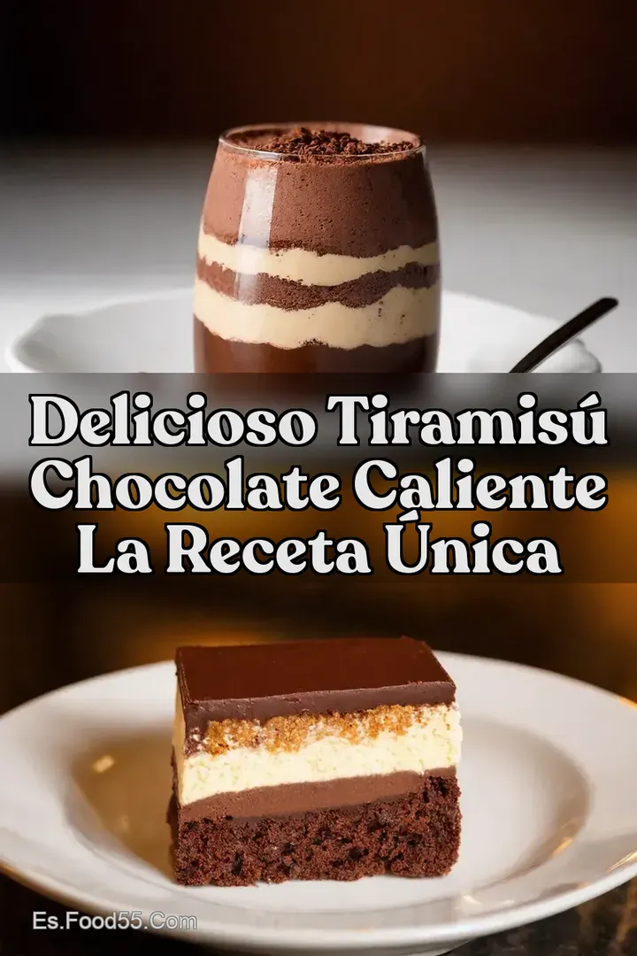 Delicioso Tiramis&uacute; Chocolate Caliente La Receta &Uacute;nica
