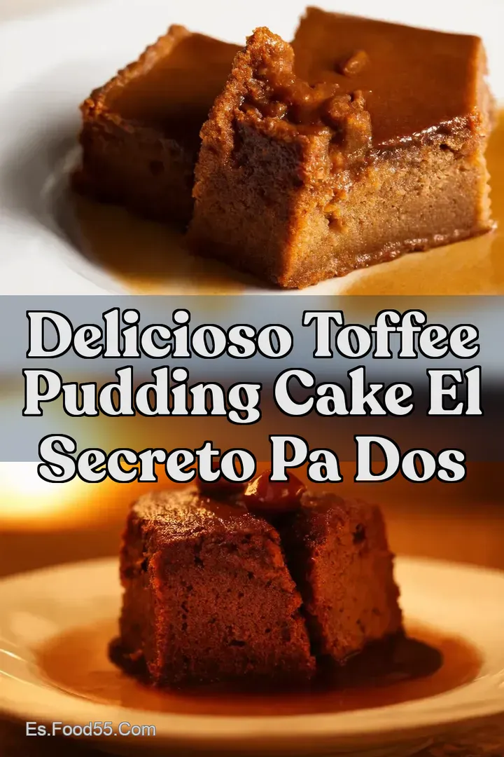 Delicioso Toffee Pudding Cake El Secreto Pa Dos