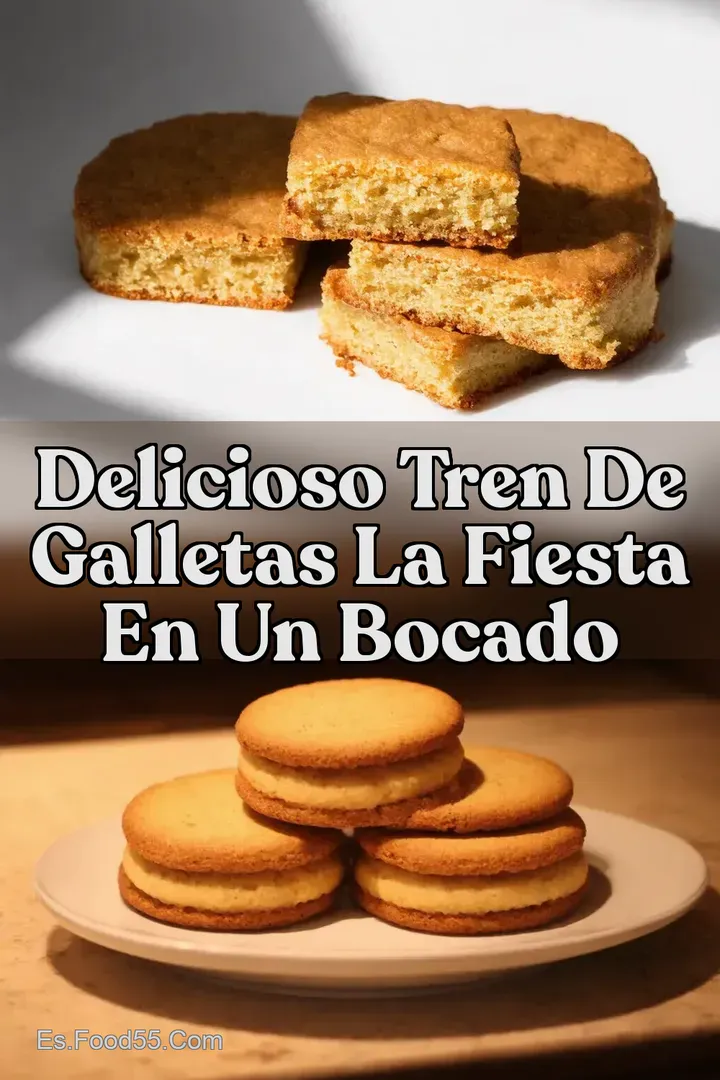 Delicioso Tren de Galletas La Fiesta en un Bocado