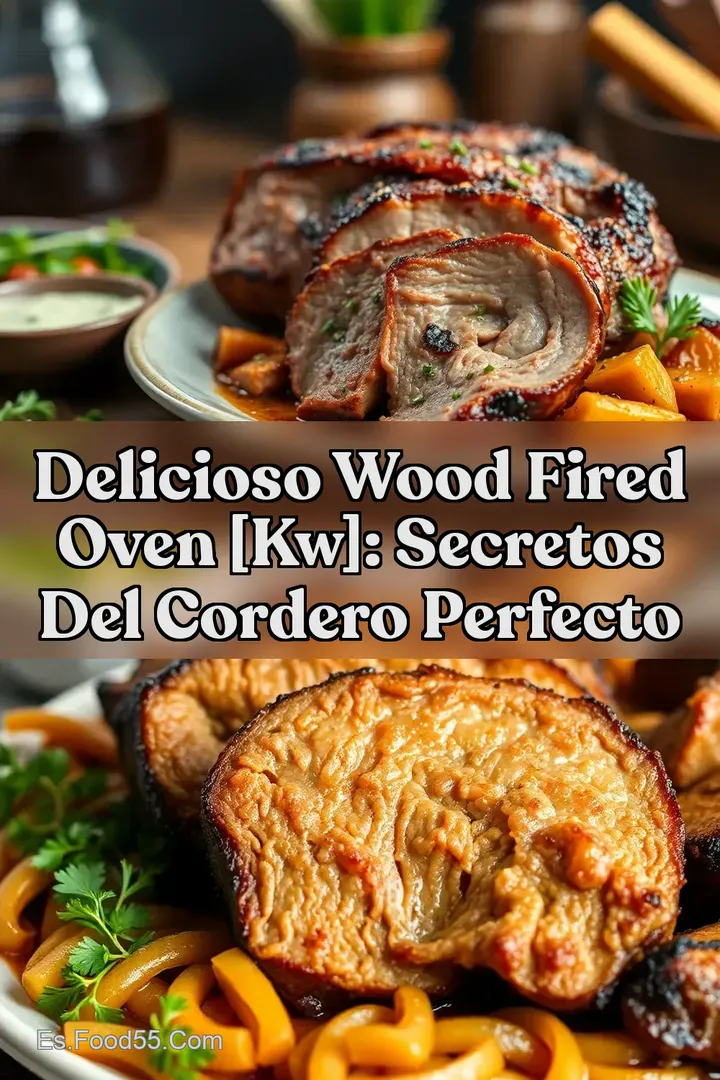 Delicioso Wood Fired Oven [kw]: Secretos del Cordero Perfecto