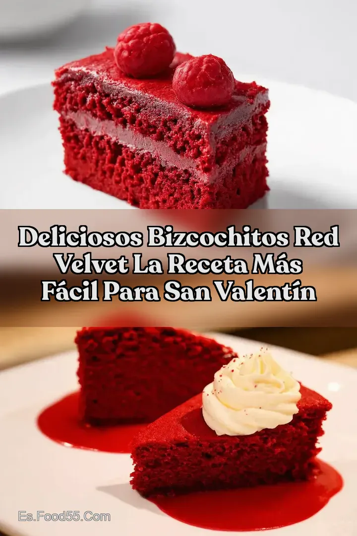 Deliciosos Bizcochitos Red Velvet La Receta M&aacute;s F&aacute;cil para San Valent&iacute;n