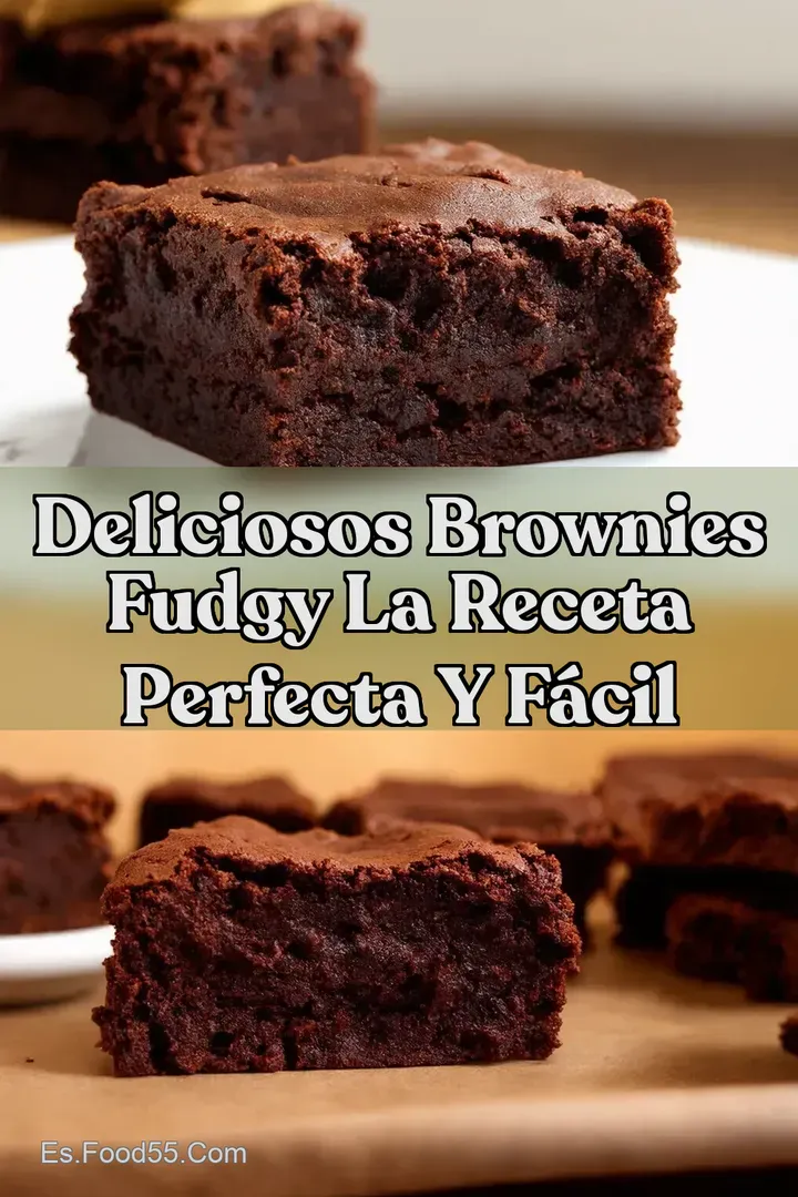 Deliciosos Brownies Fudgy La Receta Perfecta y F&aacute;cil