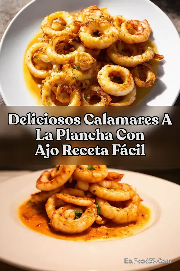 Deliciosos Calamares a la Plancha con Ajo Receta F&aacute;cil