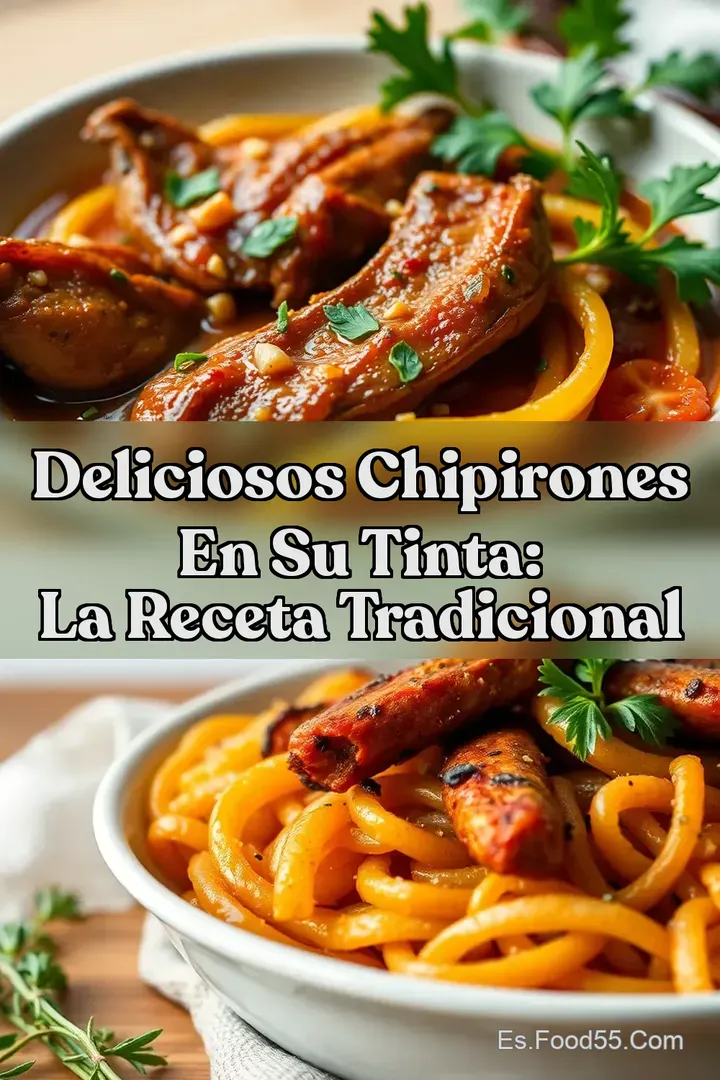Deliciosos Chipirones En Su Tinta: La Receta Tradicional
