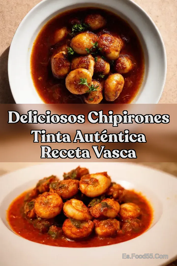 Deliciosos Chipirones Tinta Aut&eacute;ntica Receta Vasca