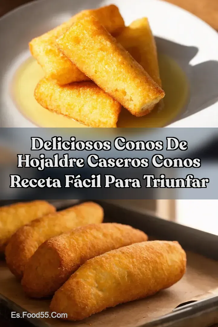 Deliciosos conos de hojaldre caseros conos Receta f&aacute;cil para triunfar