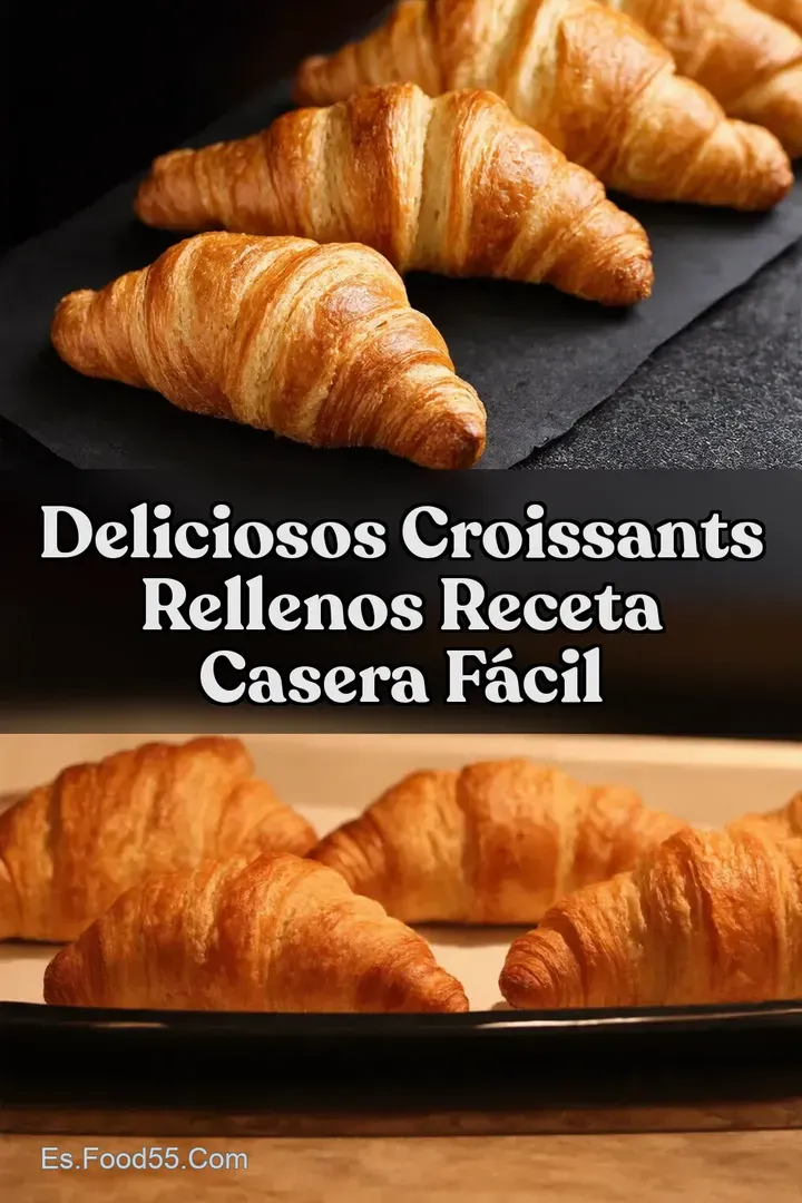 Deliciosos Croissants Rellenos Receta Casera F&aacute;cil