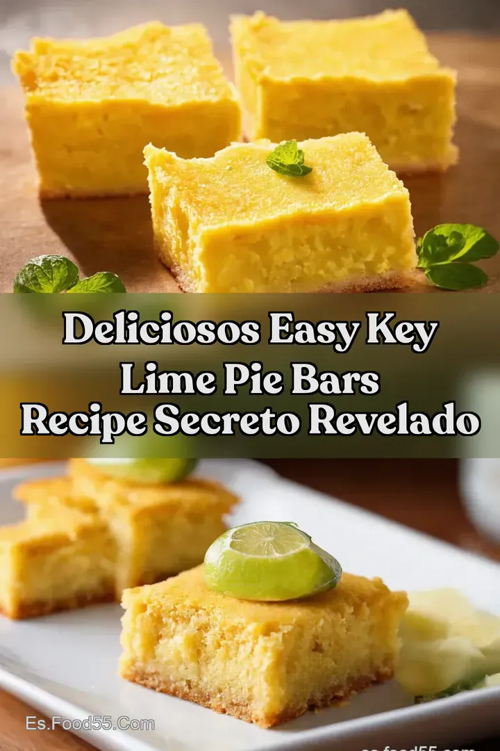 Deliciosos Easy Key Lime Pie Bars Recipe Secreto Revelado