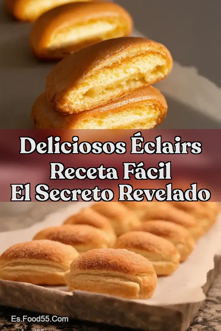 Deliciosos &Eacute;clairs Receta F&aacute;cil El Secreto Revelado