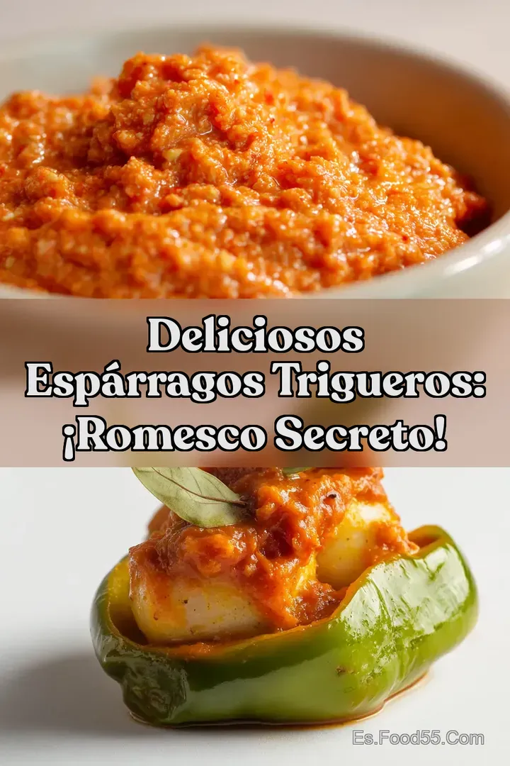 Deliciosos Esp&aacute;rragos Trigueros: &iexcl;Romesco Secreto!