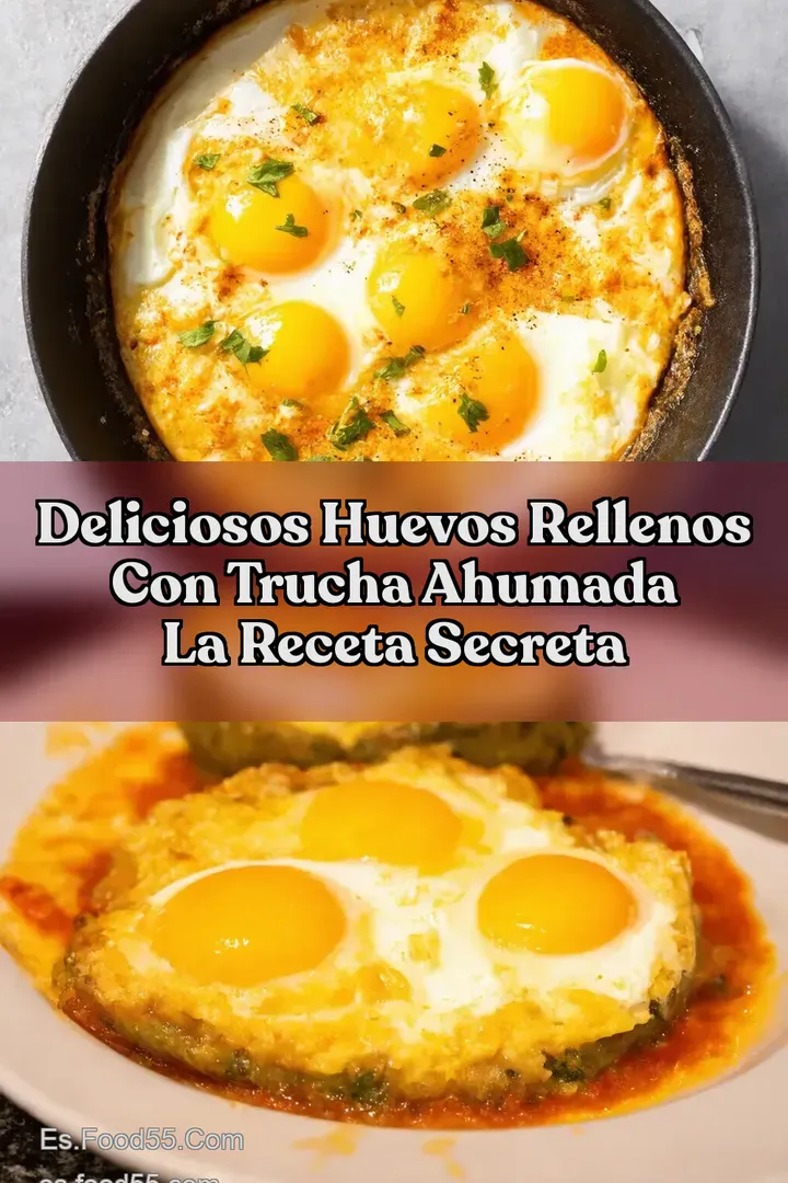 Deliciosos Huevos Rellenos con Trucha Ahumada La Receta Secreta