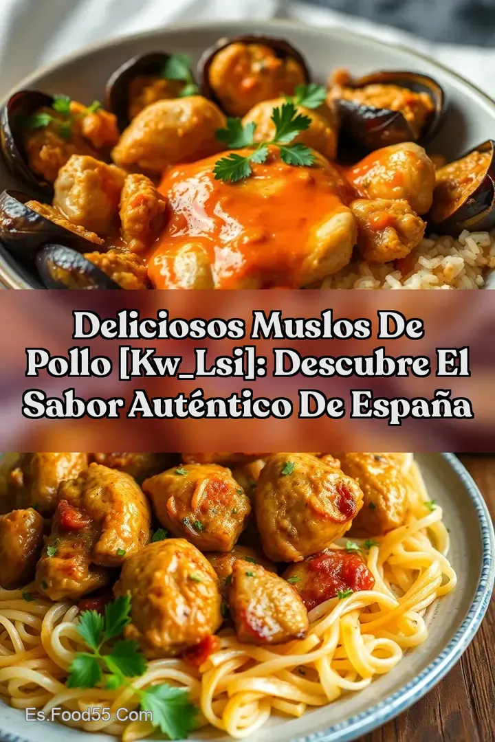 Deliciosos Muslos De Pollo [kw_lsi]: Descubre El Sabor Aut&eacute;ntico De Espa&ntilde;a