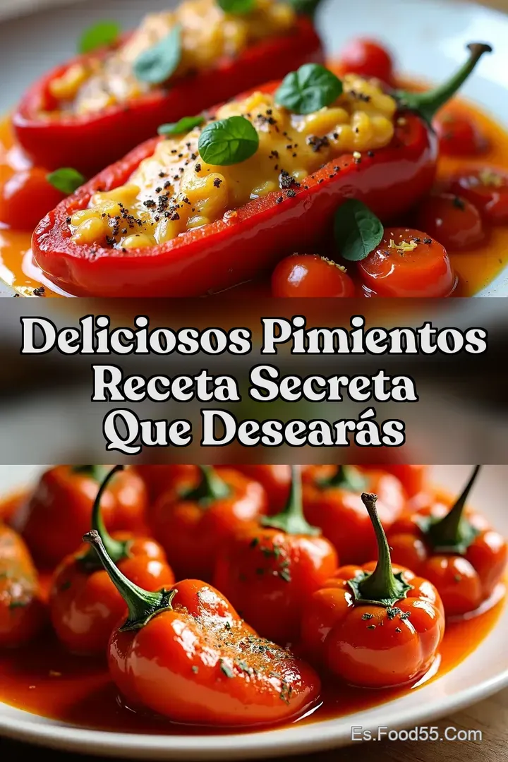 Deliciosos Pimientos Receta Secreta Que Desear&aacute;s