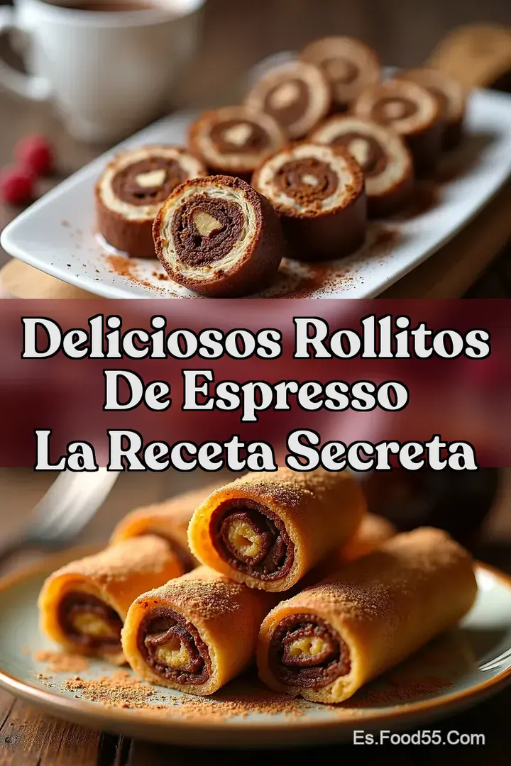 Deliciosos Rollitos de Espresso La Receta Secreta