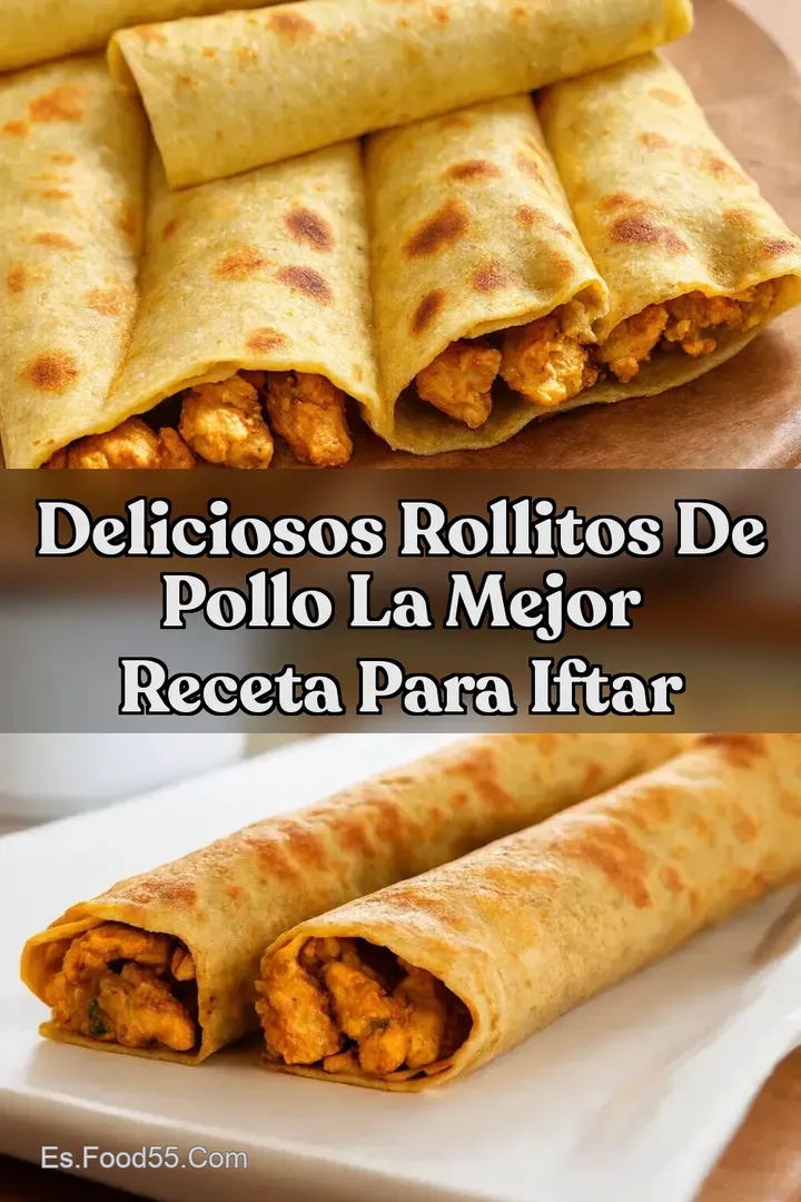 Deliciosos Rollitos de Pollo La Mejor Receta para Iftar