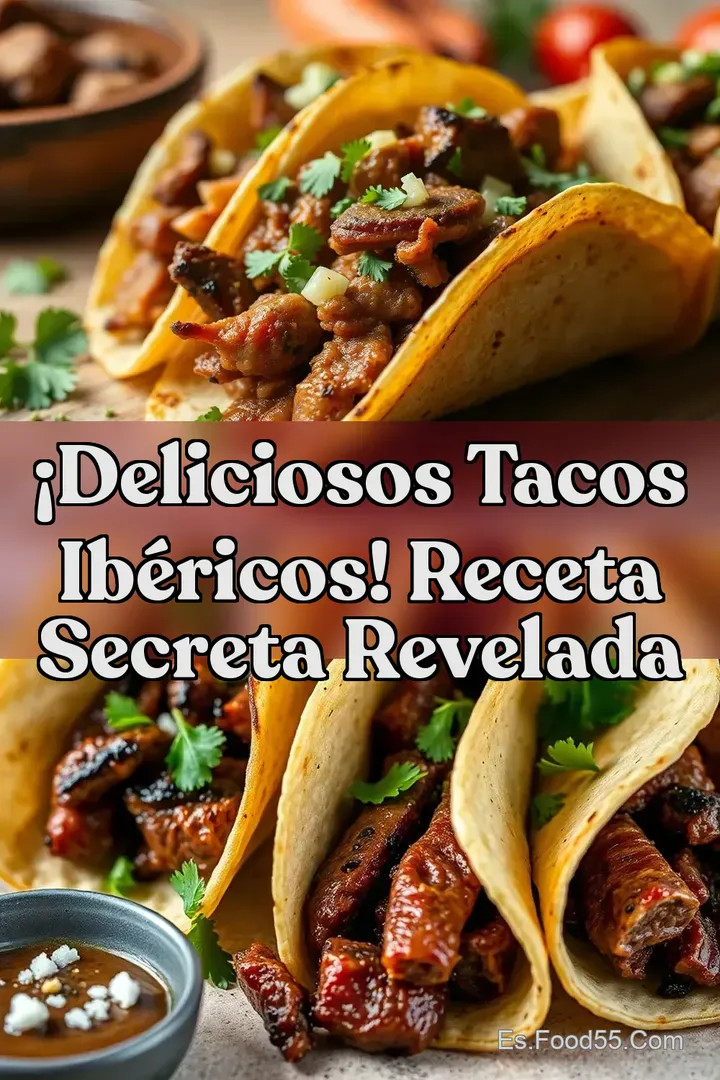 &iexcl;Deliciosos Tacos Ib&eacute;ricos! Receta Secreta Revelada