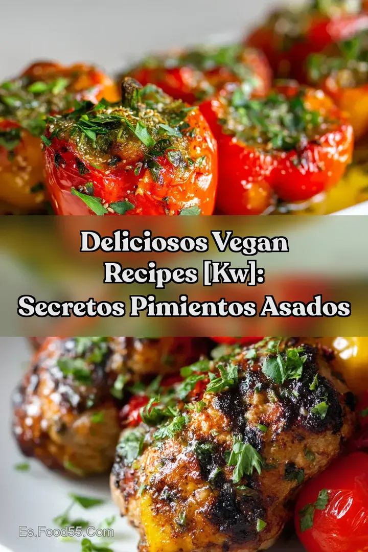 Deliciosos Vegan Recipes [kw]: Secretos Pimientos Asados