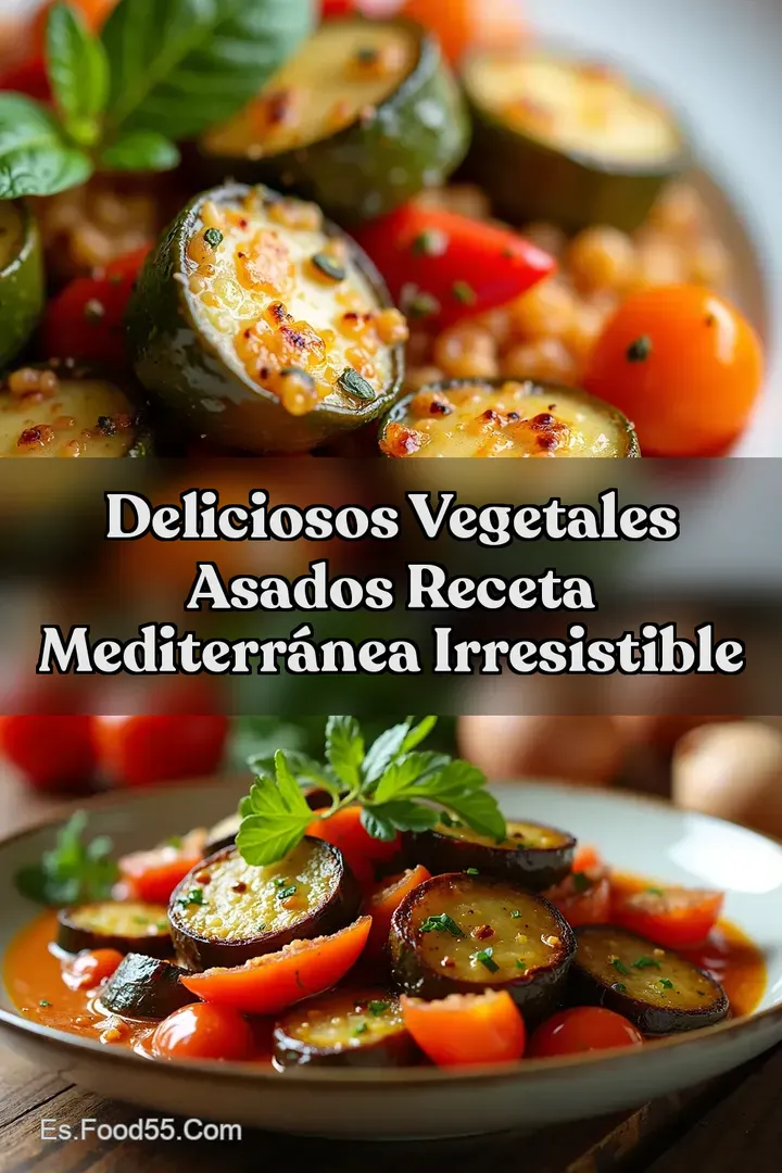 Deliciosos Vegetales Asados Receta Mediterr&aacute;nea Irresistible