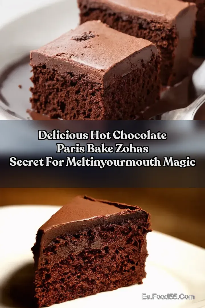Delicious Hot Chocolate Paris Bake Zohas Secret for MeltInYourMouth Magic