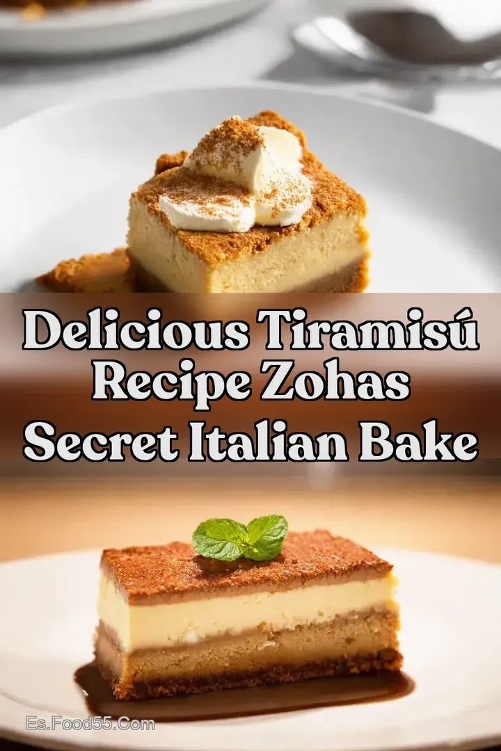 Delicious Tiramis&uacute; Recipe Zohas Secret Italian Bake