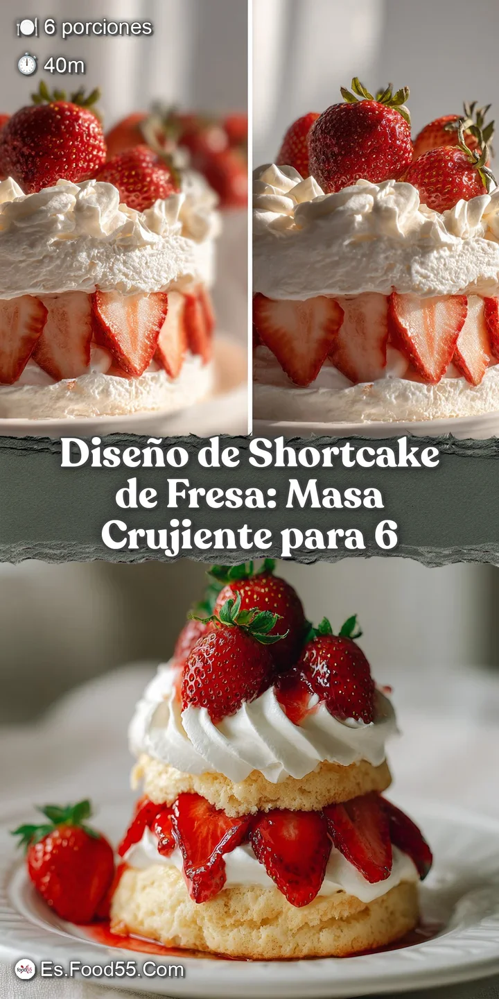 Close-up of a strawberry shortcake, bursting with bright red strawberries and fluffy white cream, revealing its tempting t...