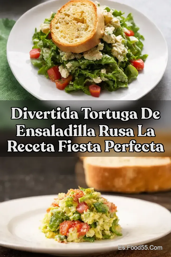 Divertida Tortuga de Ensaladilla Rusa La Receta Fiesta Perfecta