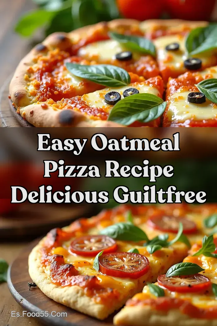 Easy Oatmeal Pizza Recipe Delicious GuiltFree
