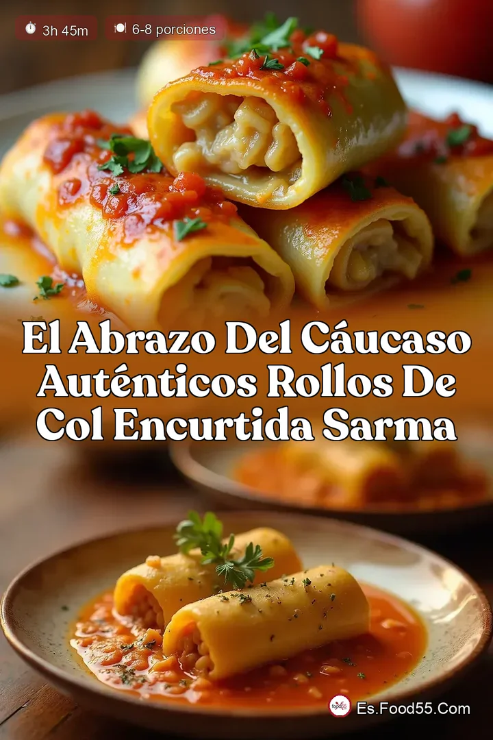 El Abrazo del C&aacute;ucaso Aut&eacute;nticos Rollos de Col Encurtida Sarma