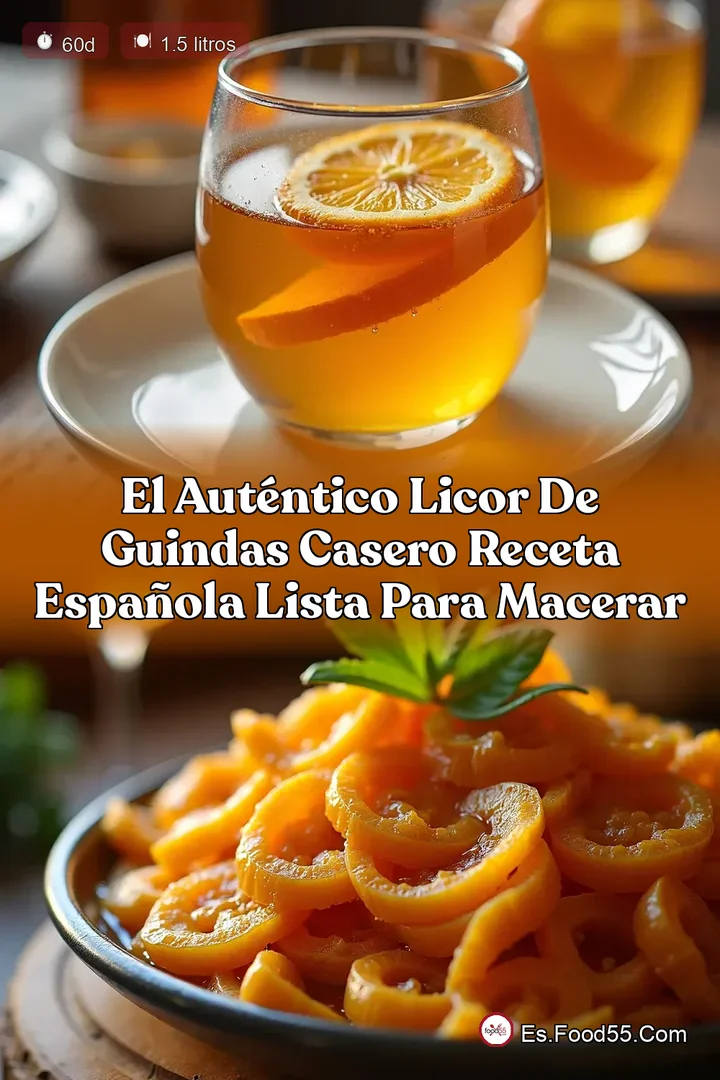 El Aut&eacute;ntico Licor de Guindas Casero Receta Espa&ntilde;ola Lista para Macerar