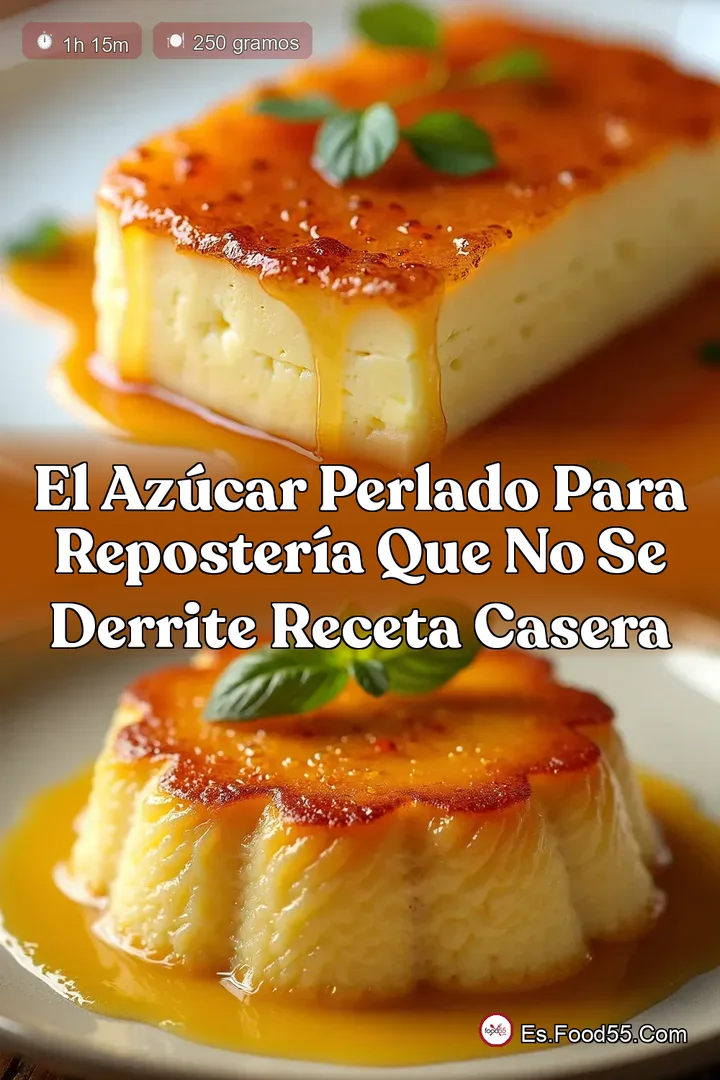 El Az&uacute;car Perlado para Reposter&iacute;a que No se Derrite Receta Casera