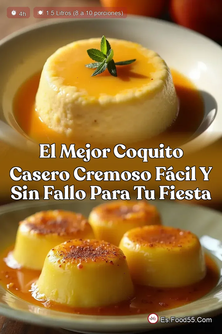 El Mejor Coquito Casero Cremoso F&aacute;cil y Sin Fallo para tu Fiesta