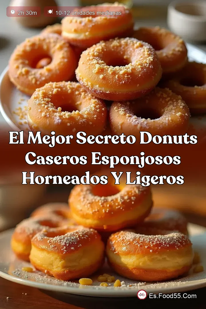 El Mejor Secreto Donuts Caseros Esponjosos Horneados y Ligeros