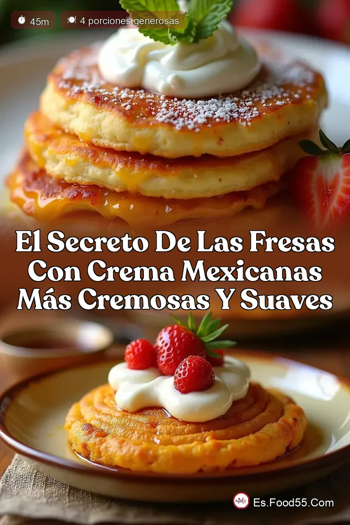 El Secreto de las Fresas con Crema Mexicanas M&aacute;s Cremosas y Suaves
