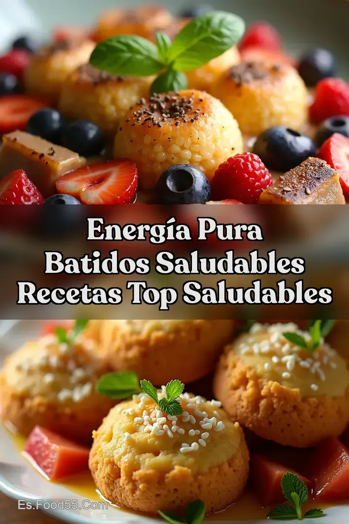 Energ&iacute;a Pura Batidos Saludables Recetas Top saludables