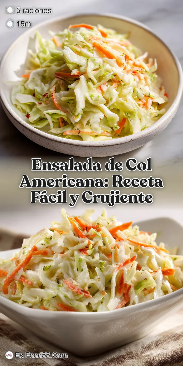 Close-up of creamy coleslaw, showcasing shredded cabbage & carrots. A vibrant, refreshing salad is highlighted.
