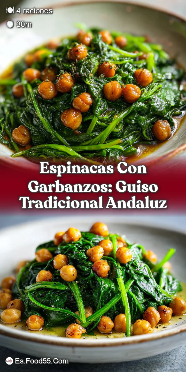 Close-up captures the tender spinach, plump chickpeas, and smoky aroma rising from this comforting, flavorful stew.