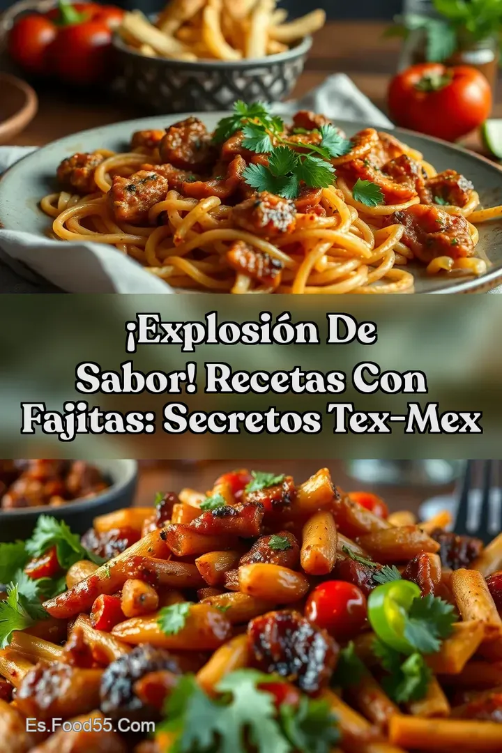 &iexcl;Explosi&oacute;n de Sabor! Recetas con Fajitas: Secretos Tex-Mex