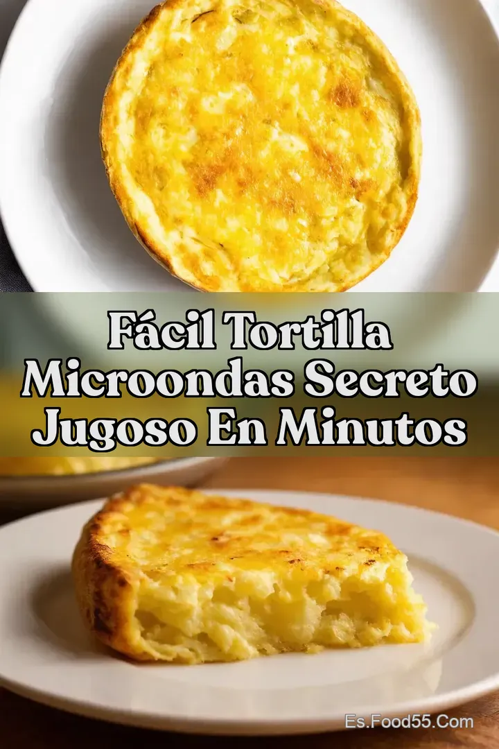 F&aacute;cil Tortilla Microondas Secreto Jugoso En Minutos