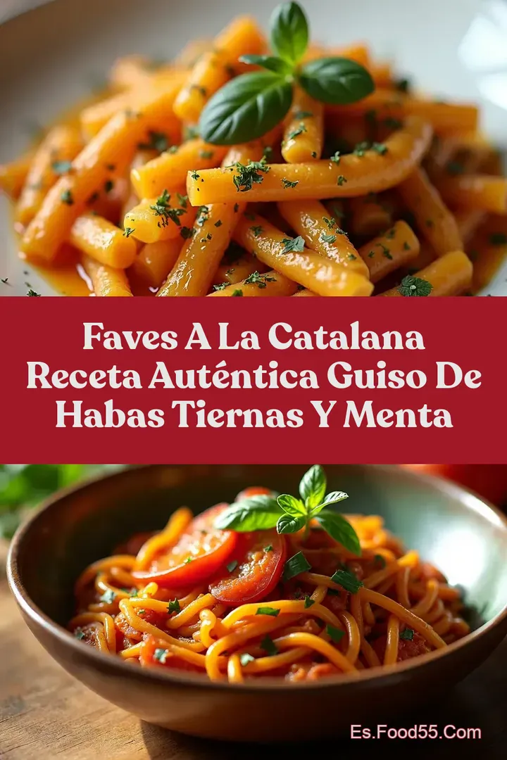 Faves a la Catalana Receta Aut&eacute;ntica Guiso de Habas Tiernas y Menta