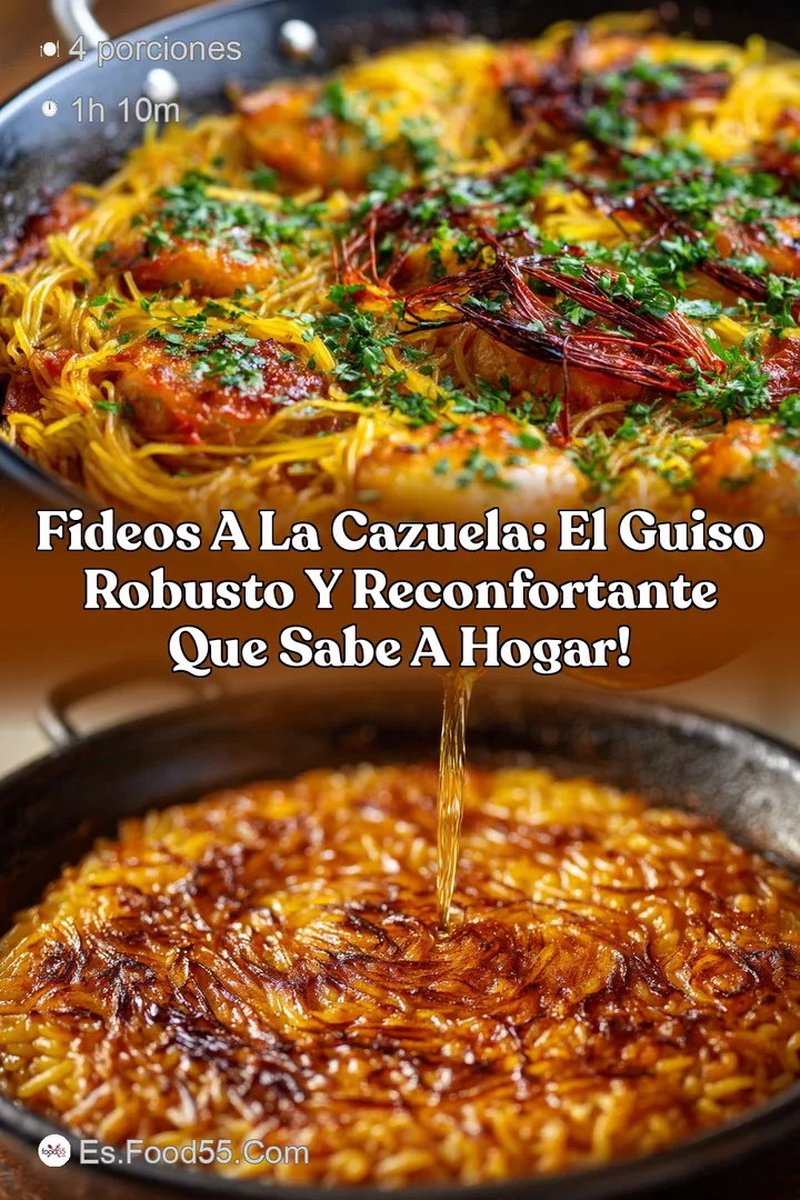 Fideos a la Cazuela: El guiso robusto y reconfortante que sabe a hogar!