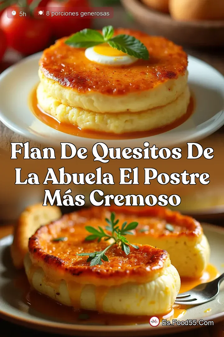 Flan de Quesitos de la Abuela El Postre M&aacute;s Cremoso