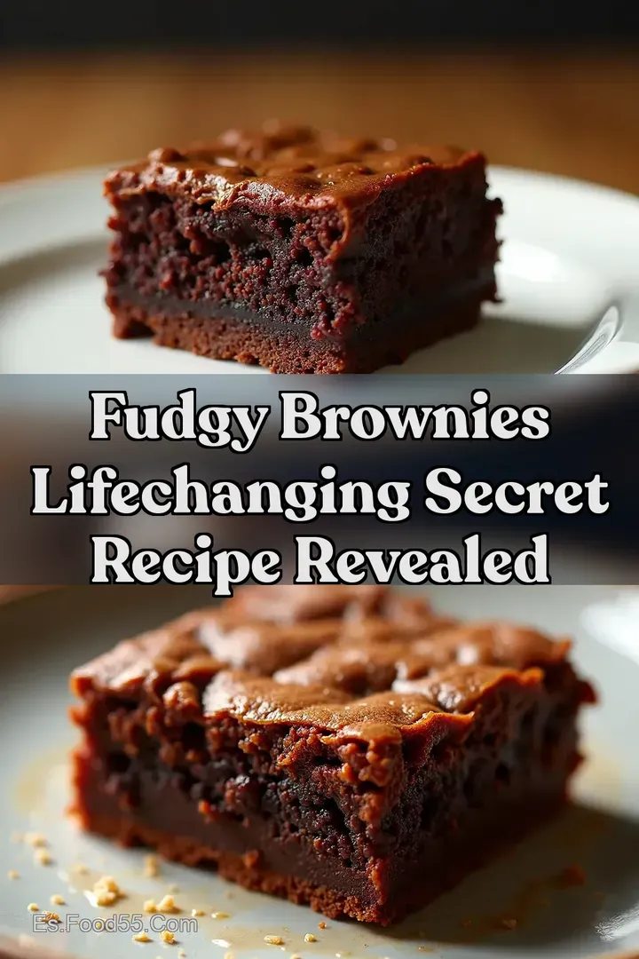 Fudgy Brownies LifeChanging Secret Recipe Revealed