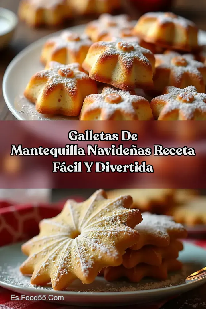 Galletas de Mantequilla Navide&ntilde;as Receta F&aacute;cil y Divertida