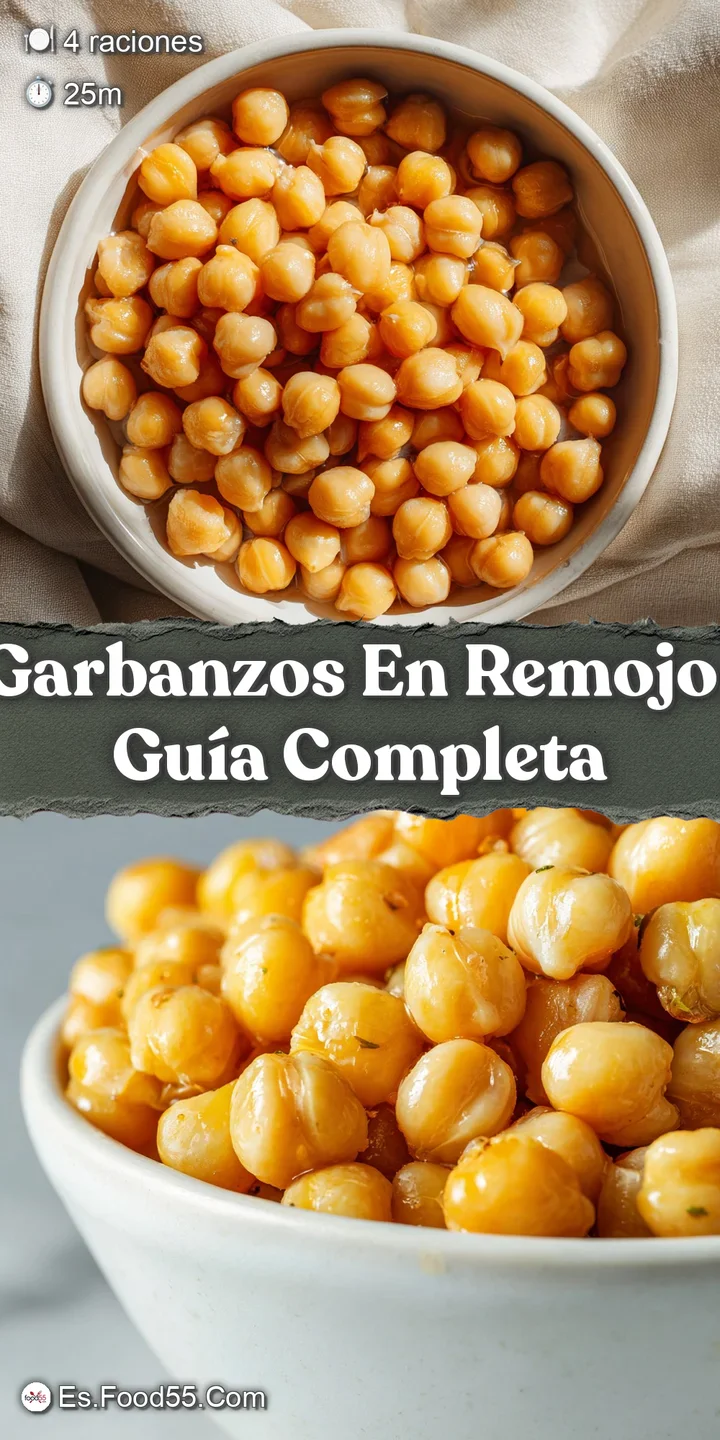 A close-up of tender, wrinkled chickpeas swimming in a rich, spiced tomato broth. Hints of pepper and herbs add texture.