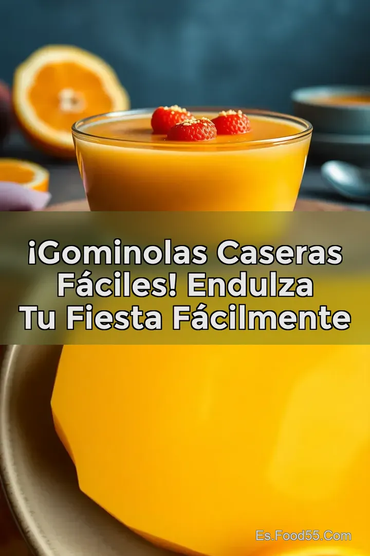 &iexcl;Gominolas Caseras F&aacute;ciles! Endulza tu Fiesta F&aacute;cilmente