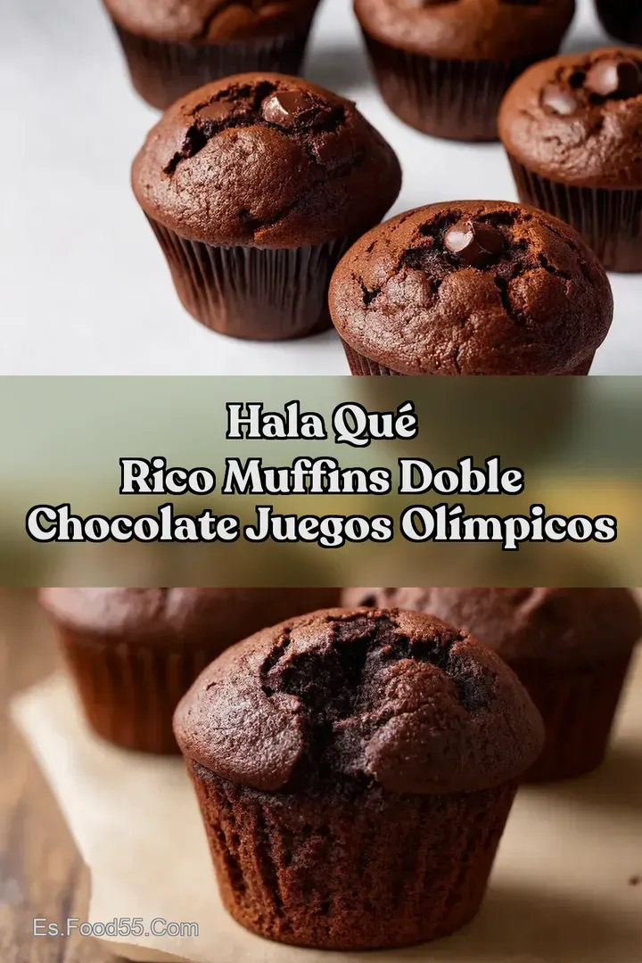 Hala Qu&eacute; Rico Muffins Doble Chocolate Juegos Ol&iacute;mpicos