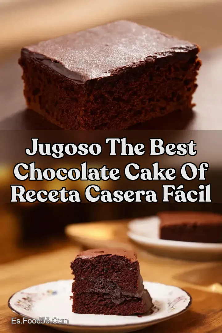 Jugoso The BEST chocolate cake of Receta Casera F&Aacute;CIL