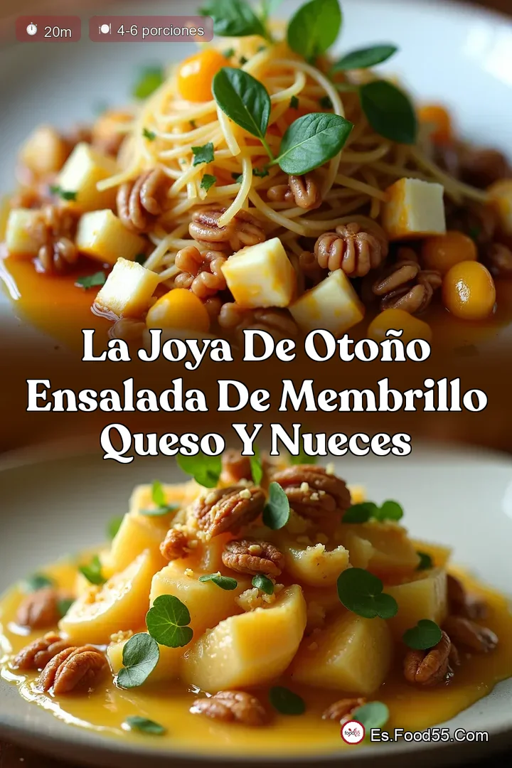 La Joya de Oto&ntilde;o Ensalada de Membrillo Queso y Nueces